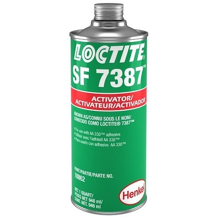 Henkel General Purpose Structural Adhesive Activator, Surface Preparation, Can, Liquid SF 7387 1QT IDH 229848